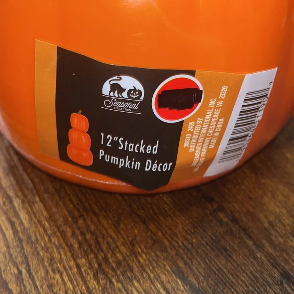 12” Orange Stacking Pumpkins “NEW”